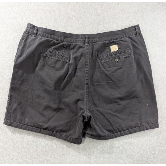 Lauren Ralph Lauren Shorts Womens Size 20 black Chino Flat Front 100% Cotton - Picture 8 of 12